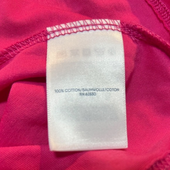 NEW Lands End Womens Long Sleeve V Neck T Shirt Pink Petite M MP NWT 100% cotton - Picture 10 of 11